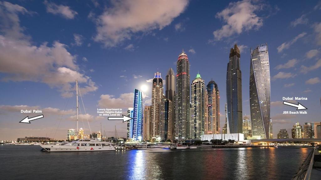 Exquisite, Luxe 1Bd Apartment, Unparalleled Sea Views, Prime Dubai Marina Location & Full Kitchen By "La Buena Vida Holiday Homes Luaran gambar